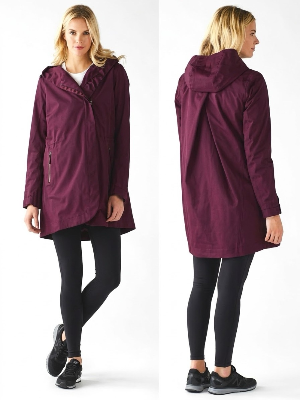 lululemon athletica Savasana waterproof Shell Rain Jacket Trench - Picture 2 of 11